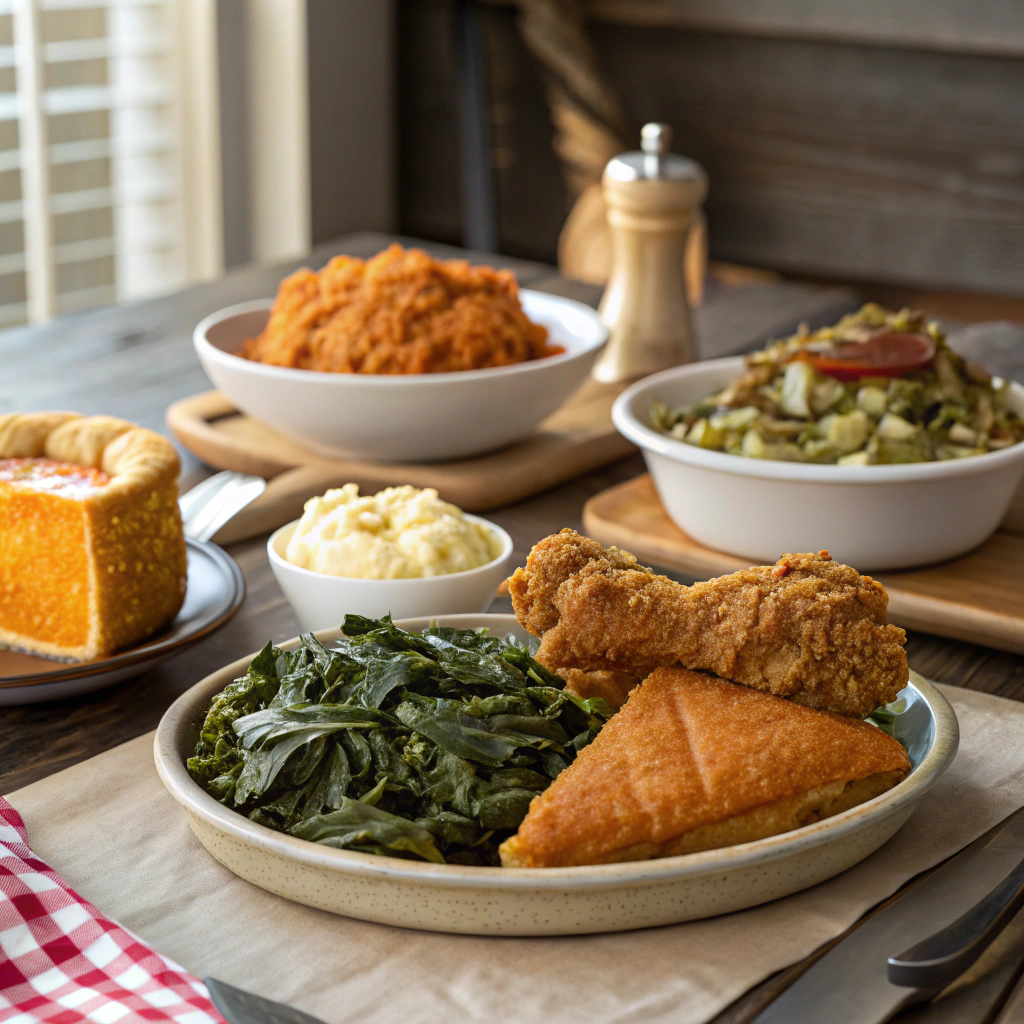 Hearty southern meal served at local restaurant